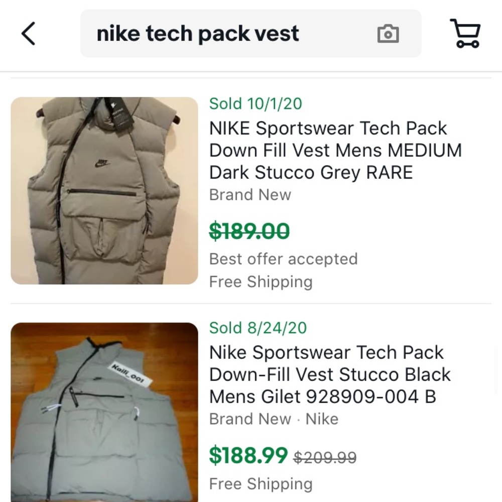 Rare Nike Tech Pack Downfill Vest - Picture 6 of 8